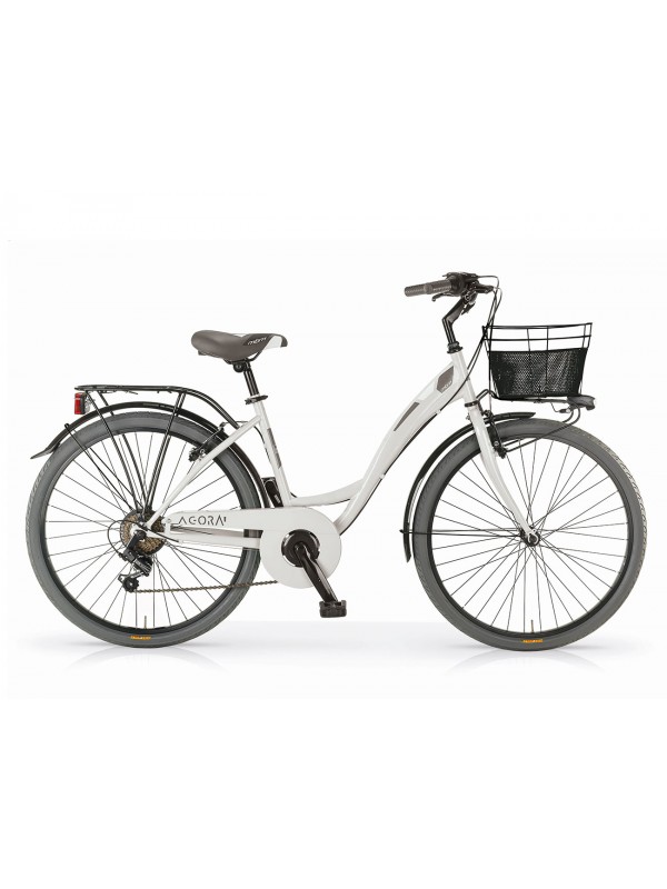 Bicicletta City Bike 26" Mbm Agorà acciaio Shimano 6v Revo