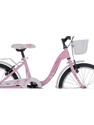 Bicicletta Bambina 20" City Bike Montana Bloomy Shimano 6v con portapacchi posteriore