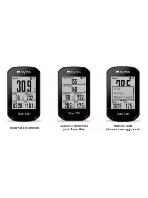 GPS Bryton Rider 320T con cadenza e fascia cardio