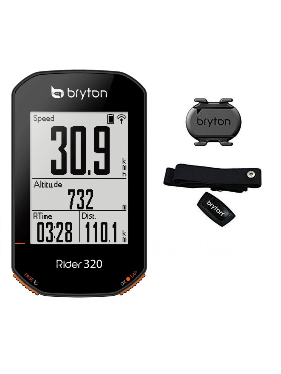 GPS Bryton Rider 320T con cadenza e fascia cardio