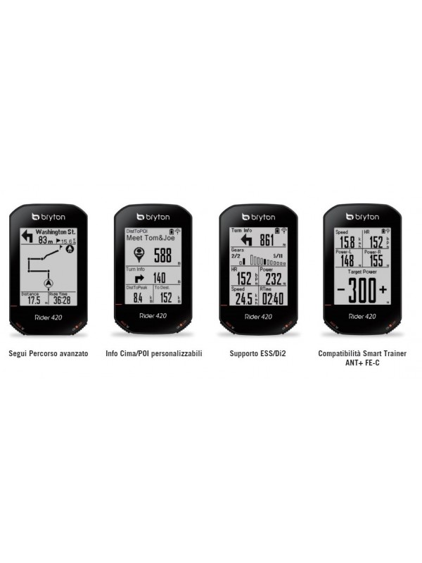 GPS Bryton Rider 420H con fascia cardio
