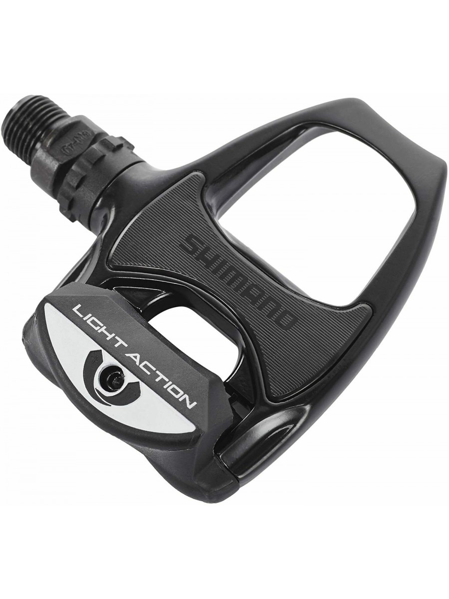Pedali da corsa SHIMANO PDR540LA neri con tacchette SH-11
