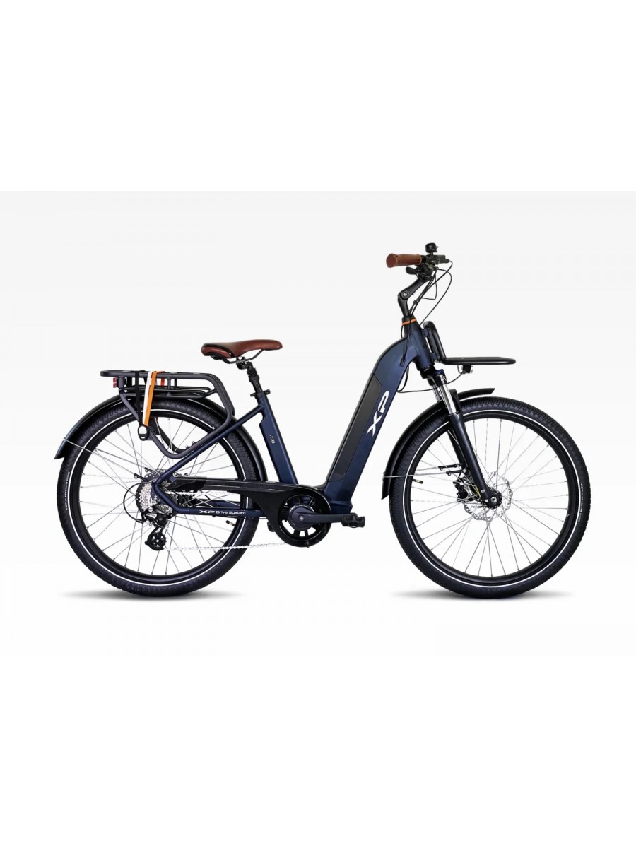 E-Bike City Bike 26" XP I-D8.1 Shimano Altus 8v disco idraulico batteria 48V 696Wh