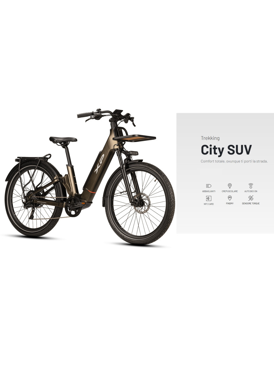 E-Bike Trekking 27,5" XP CitySuv UNISEX 9v 48V 865Wh