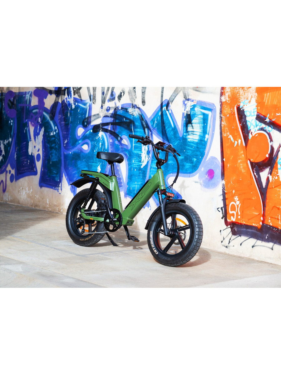 E-Bike 20" XP Funky 3 Shimano 7v Disco Idraulico batteria 48V 865 Wh
