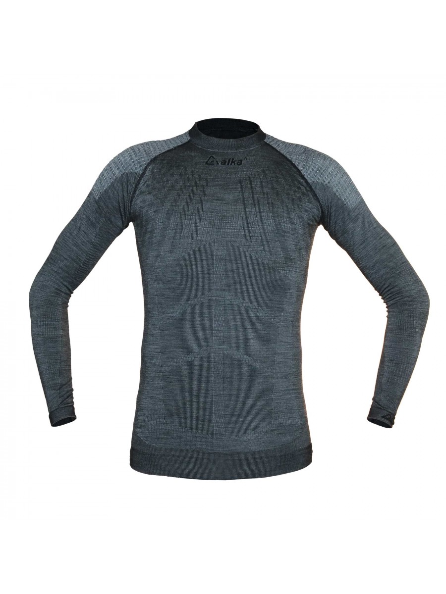 Maglia Intimo Ciclismo Invernale ALKA SPORT Manica Lunga in Lana Merino