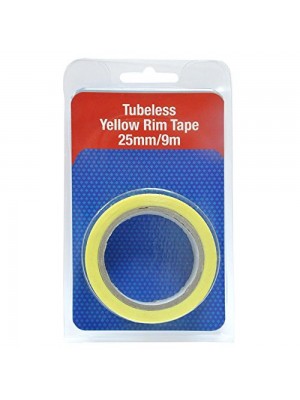 Nastro Tubeless Yellow Rim Joe'S No Flats 25mm rotolo da 9m