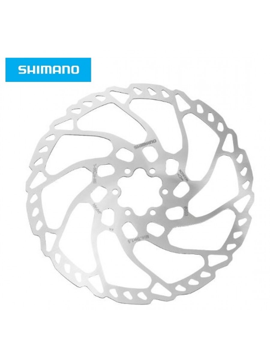 Disco Freno Rotore Shimano SM-RT66 6 Fori Silver da 203mm