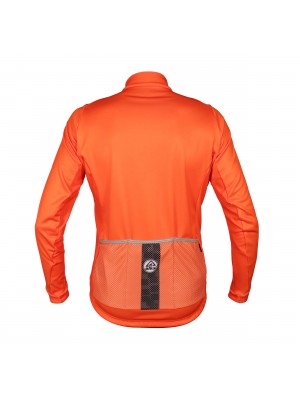 Giubbino Ciclismo Invernale ALKA SPORT ADVANCED Arancio Fluo