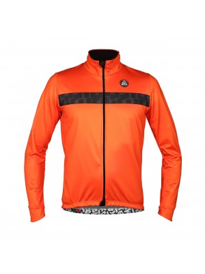 Giubbino Ciclismo Invernale ALKA SPORT ADVANCED Arancio Fluo