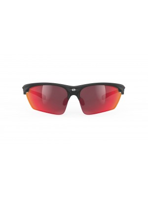Occhiali Rudy Project Stratofly Black Matte - Multilaser Red