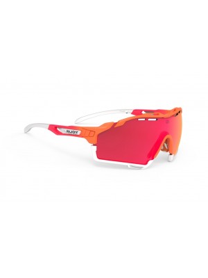 Occhiali Rudy Project Cutline Mandarine Fade Coral M. C11 Multilaser Red