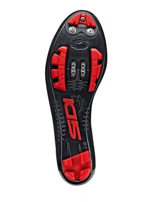 Scarpe Mtb SIDI TRACE 2 Nero / Rosso con chiusura Tecno - 3 System 