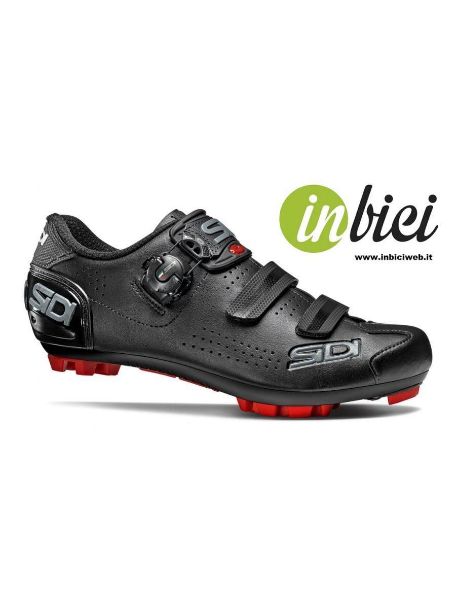 Scarpe Mtb SIDI TRACE 2 Nero / Nero con chiusura Tecno - 3 System 