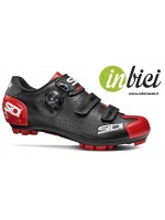 Scarpe Mtb SIDI TRACE 2 Nero / Rosso con chiusura Tecno - 3 System 