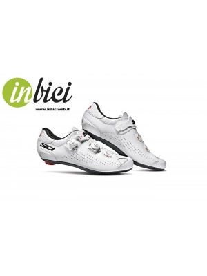 Scarpe Corsa SIDI GENIUS 10 con chiusura Tecno - 3 System Bianco