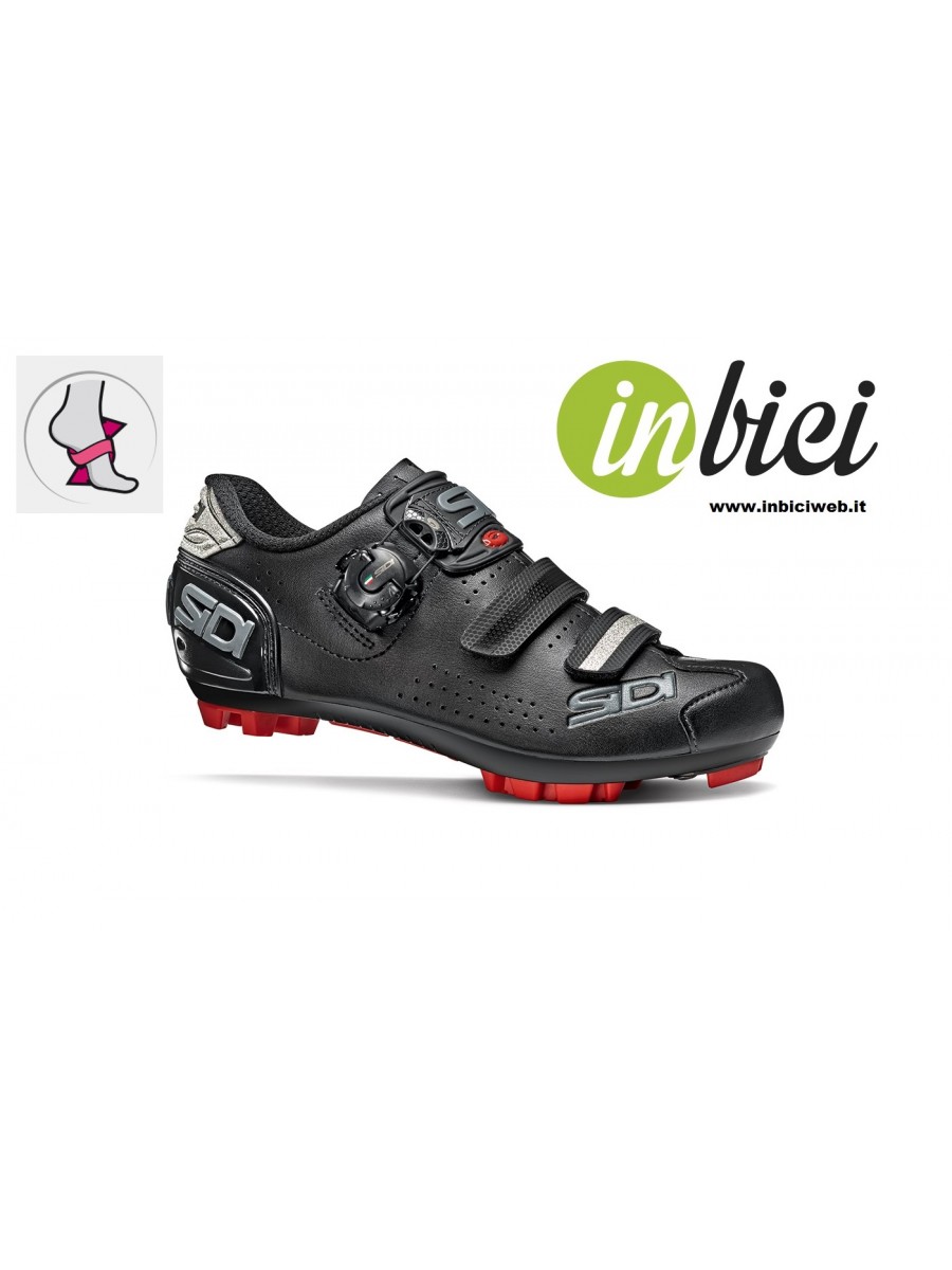 Scarpe Mtb SIDI TRACE 2 WOMAN Nero con chiusura Tecno - 3 System 