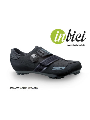 Scarpe Mtb SIDI AERTIS Woman Nero / Nero con chiusura Firmor e Tecno - 3 System 