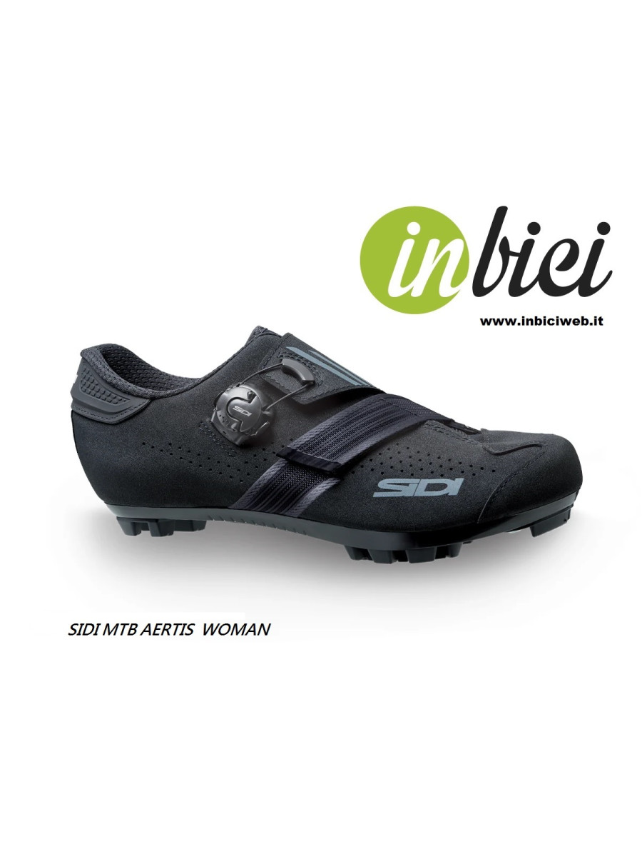 Scarpe Mtb SIDI AERTIS Woman Nero / Nero con chiusura Firmor e Tecno - 3 System 