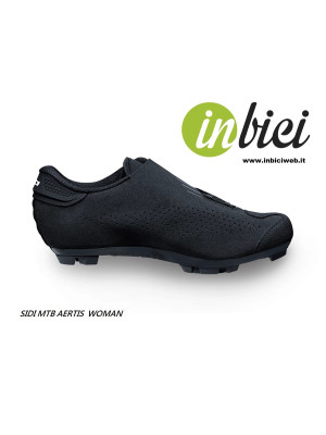 Scarpe Mtb SIDI AERTIS Woman Nero / Nero con chiusura Firmor e Tecno - 3 System 